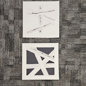 "The Way Home "Original Jinni James 12" X 12" Ink On Heavy Pressesd Grain Satine